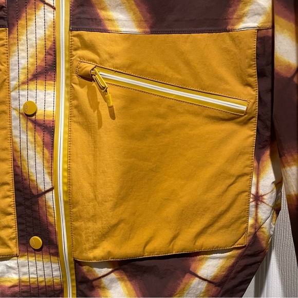 FP Movement by Free People Yellow and Brown Packable Rain Coat XS- New! - Picture 6 of 10